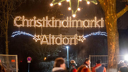 Impressionen vom Altdorfer Christkindlmarkt.