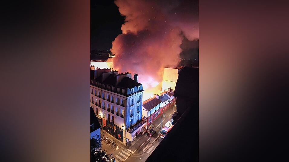 Die älteste Markthalle von Paris ist bei einem Feuer zerstört worden. Die älteste Markthalle von Paris ist bei einem Feuer zerstört worden.