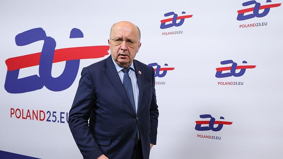 Treibt das Projekt für einen Drohnenwall voran: EU-Verteidigungskommissar Andrius Kubilius. (Archivbild)