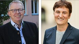 Josef Eichenseer &uuml;bergibt an Elisabeth Mengele-Kley.