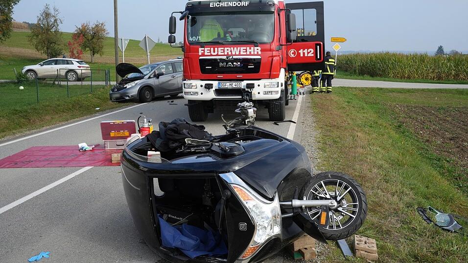 Ein motorisiertes Dreirad war beteiligt.