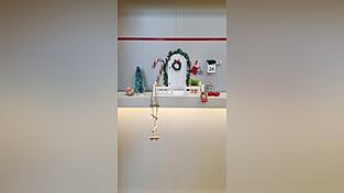 Die Wichtelt&uuml;r im Leserservice des Straubinger Tagblatts am Ludwigsplatz.