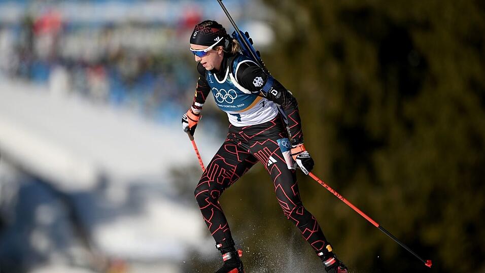 Franziska Preu&szlig; hatte noch keinen Grund zum Jubeln in den olympischen Einzelrennen.