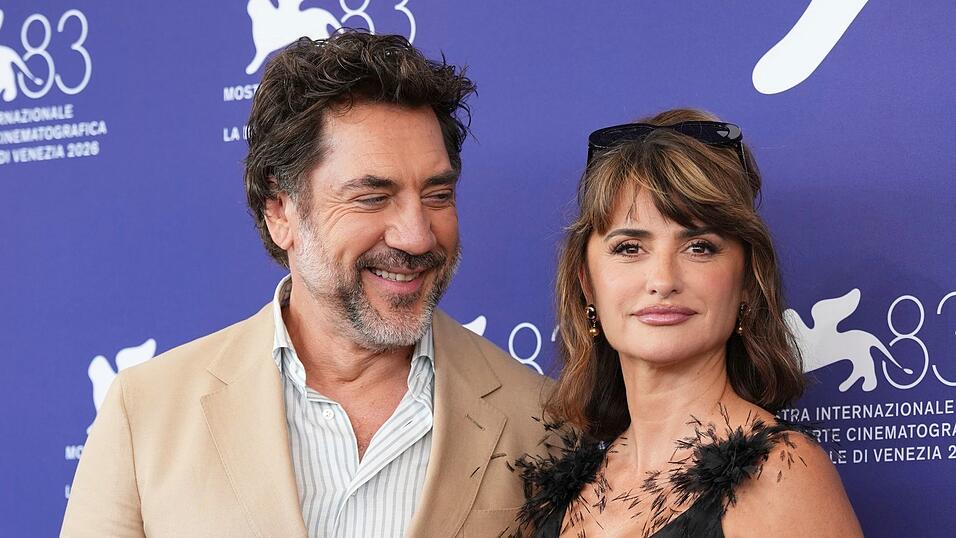 Bardem und Cruz präsentieren in Venedig ihren neuen Film «Bunker». Bardem und Cruz präsentieren in Venedig ihren neuen Film «Bunker».