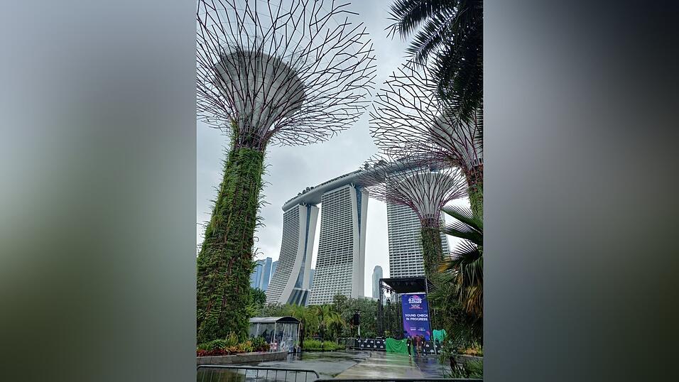 Bilder aus dem vorweihnachtlichen Singapur.