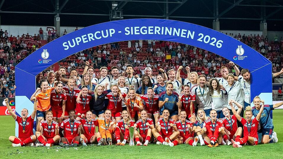 Wieder geschafft. Die Bayern-Frauen holen erneut den Supercup. Wieder geschafft. Die Bayern-Frauen holen erneut den Supercup.