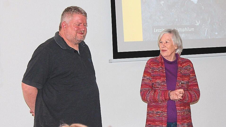 Die stellvertretende LBV-Vorsitzende Dr. Merkel-Wallner bedankte sich bei Dr. Christoph Hahn für die interessanten Ausführungen.