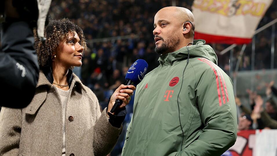 Vincent Kompany &auml;u&szlig;ert sich im Interview vor dem Spiel zu Harry Kane.