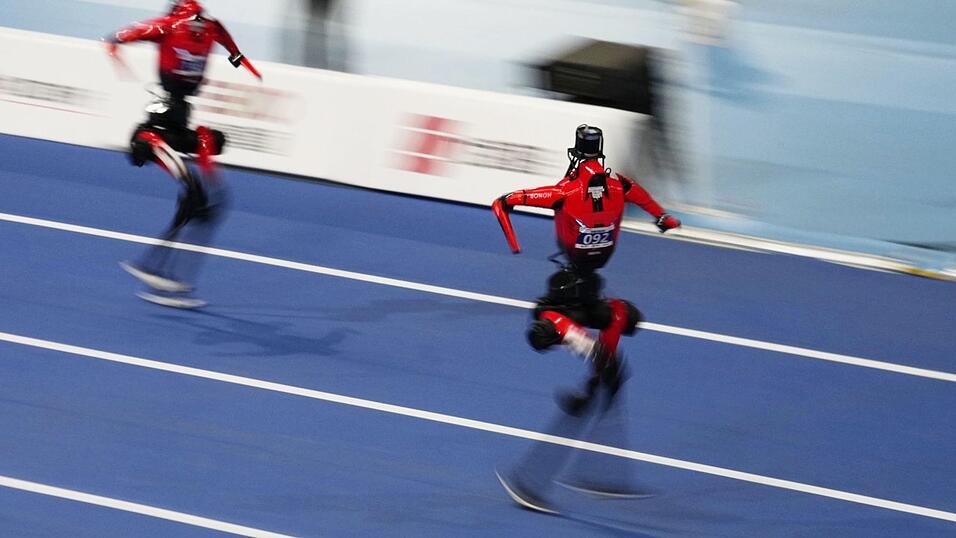 Auch beim 400-Meter-Lauf sind die Roboter mittlerweile schneller als jeder Mensch zuvor.