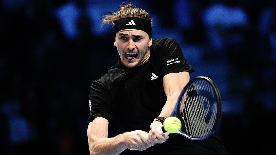 Alexander Zverev musste im letzten Gruppenspiel hart kämpfen. Alexander Zverev musste im letzten Gruppenspiel hart kämpfen.