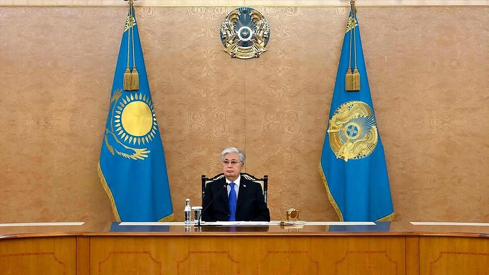 Auch Präsident Tokajew reagierte auf den Brand mit vielen Toten. (Archivbild)
