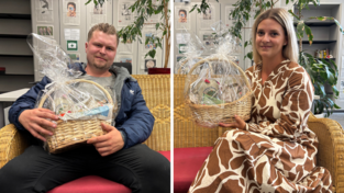 Hilton S. (links) und Michelle S. konnten beim diesjährigen Voting die meisten Menschen von sich überzeugen.
