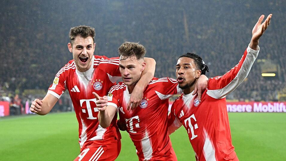 «Weltklasse», schwärmte selbst BVB-Coach Niko Kovac über Matchwinner Joshua Kimmich (m.) «Weltklasse», schwärmte selbst BVB-Coach Niko Kovac über Matchwinner Joshua Kimmich (m.)