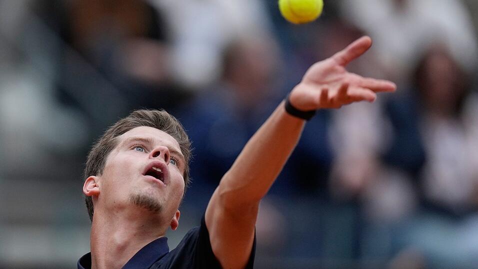 Der Belgier Alexander Blockx musste anerkennen, dass Alexander Zverev zu stark f&uuml;r ihn war.