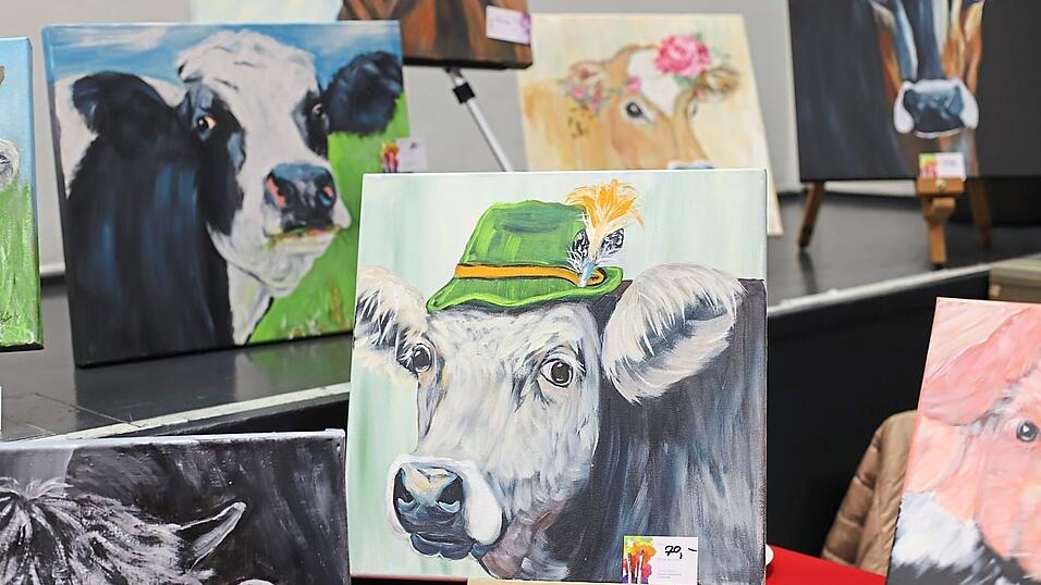 'Was guckst du so?' - witzige Kuhkunst vom Feinsten. 'Was guckst du so?' - witzige Kuhkunst vom Feinsten.