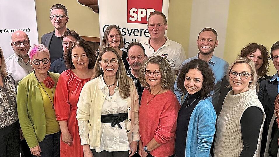 Die Kandidaten der Liste SPD/KWG blickten gemeinsam auf den Wahlkampf zur&uuml;ck.