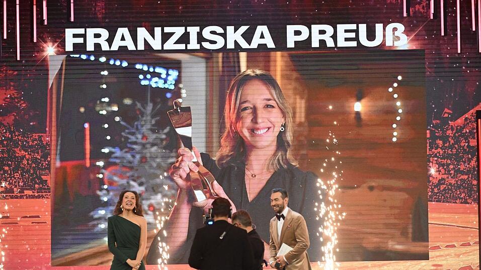 Konnte die Ehrung nur aus der Ferne entgegennehmen: Franziska Preu&szlig;.