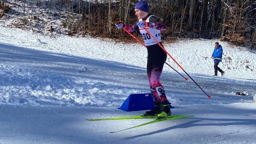 Alexander Buschek gewann sowohl den Technik-Prolog als auch das Massenstart-Rennen in Ruhpolding.