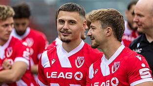 Erik Engelhardt schoss drei Tore gegen 1860.