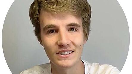 Ado Ellwanger, 22 Jahre alt, Zimmerer, Gemeinderat in Geisenhausen