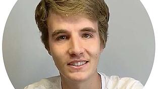 Ado Ellwanger, 22 Jahre alt, Zimmerer, Gemeinderat in Geisenhausen