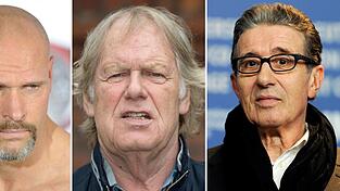 Laut BILD-Informationen werden diese drei Männer bei der nächsten Staffel von 'Ich bin ein Star - Holt mich hier raus!' im Dschungelcamp am Start sein: Ex-Fußballprofi Thorsten Legat (li.), Sänger Gunter Gabriel und Schauspieler Rolf Zacher (re.) Laut BILD-Informationen werden diese drei Männer bei der nächsten Staffel von 'Ich bin ein Star - Holt mich hier raus!' im Dschungelcamp am Start sein: Ex-Fußballprofi Thorsten Legat (li.), Sänger Gunter Gabriel und Schauspieler Rolf Zacher (re.)