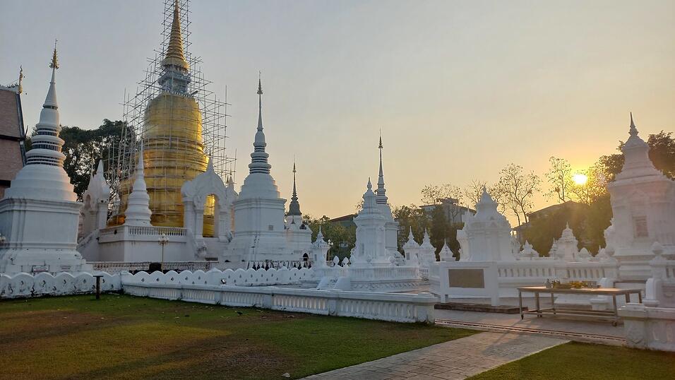 In Chiang Mai gibt es sehr viele Tempel.