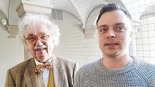 Andreas Drobeck (rechts) mit seinem Anwalt, Professor Ernst Fricke.&nbsp;