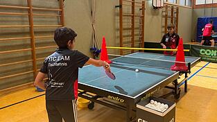 16 Teilnehmer waren beim Trainingslager des TTC dabei.