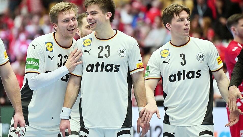 Franz Semper, Renars Uscins und Nils Lichtlein spielen um EM-Gold.