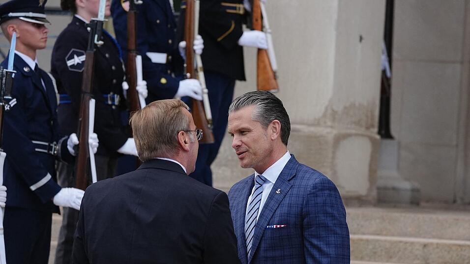 Pistorius trifft Hegseth im Pentagon Pistorius trifft Hegseth im Pentagon
