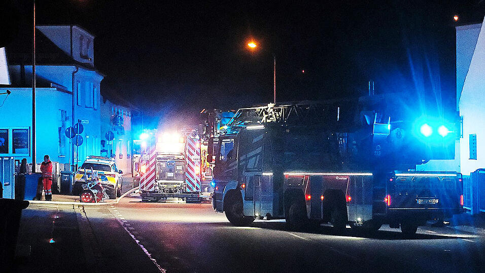 Einsatz an der Heerstraße. Einsatz an der Heerstraße.