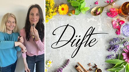 Sie sind von der heilsamen Wirkung der ätherischen Öle überzeugt: Dr. Katharina Schmid (links) und Eva Neumeier-Knorr.