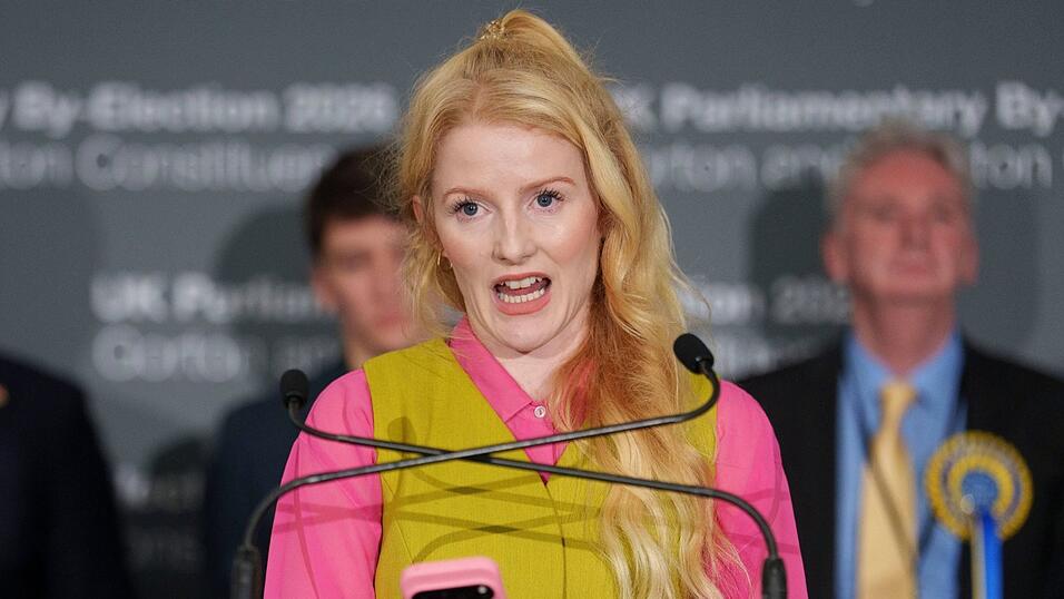 Hannah Spencer ist die Abgeordnete f&uuml;r den Wahlkreis &bdquo;Gorton and Denton&ldquo;.