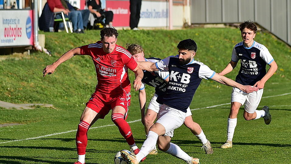 Roding verliert in Seebach klar und Alban Salla (4.v.l.) sowie Yusuf Babat, die beide sahen, nachdem es bereist 0:5 stand. Roding verliert in Seebach klar und Alban Salla (4.v.l.) sowie Yusuf Babat, die beide sahen, nachdem es bereist 0:5 stand.