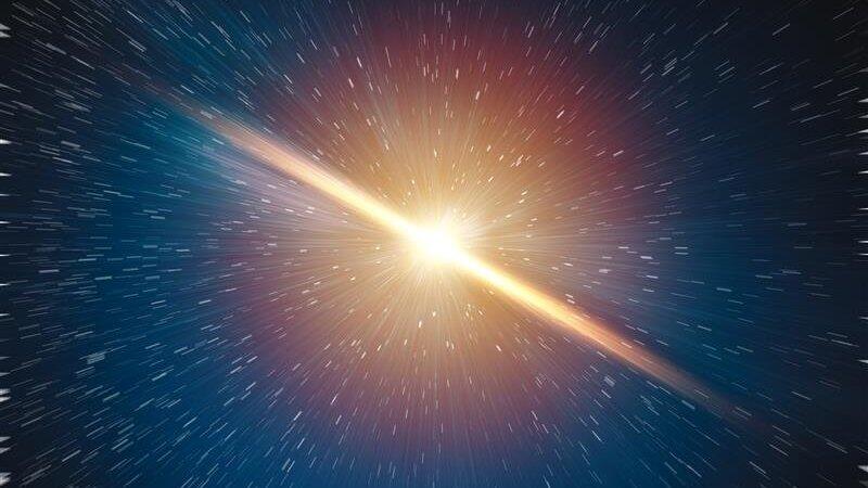 Aufnahmen vom Urknall gibt es keine, daher kann man den Ursprung von allem nur k&uuml;nstlerisch darstellen. Was aber feststeht: Dabei wurden Unmengen an Energie freigesetzt. Die hinterlassen Spuren im Universum.