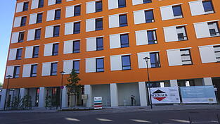 Das neue Studentenwohnheim im Candisviertel. Das neue Studentenwohnheim im Candisviertel.