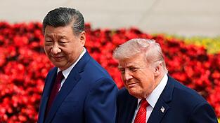 Trump und Xi sind betont freundlich zueinander.