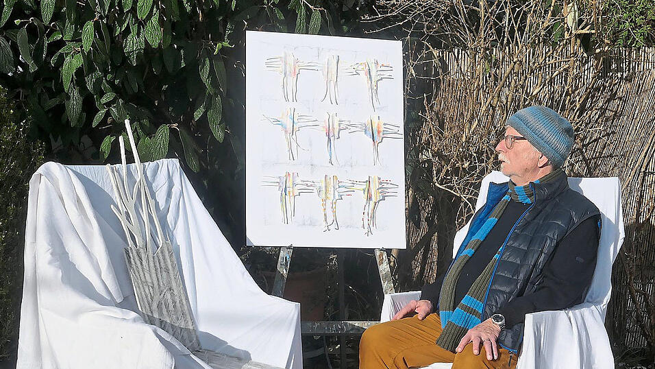 Meinhart Meyer macht sich bildnerisch Gedanken zum Artensterben.