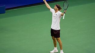 Alexander Zverev freut sich auf die Atmosphäre im Finale. Alexander Zverev freut sich auf die Atmosphäre im Finale.
