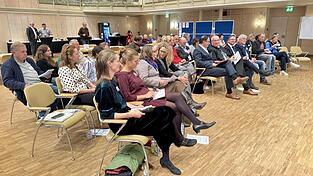Der sp&auml;rlich gef&uuml;llte Saal des Tagungszentrums am Donnerstagabend. Und die, die anwesend waren, geh&ouml;rten fast ausschlie&szlig;lich zur Politik, zu einer Beh&ouml;rde oder grenz&uuml;berschreitenden Initiativen.
