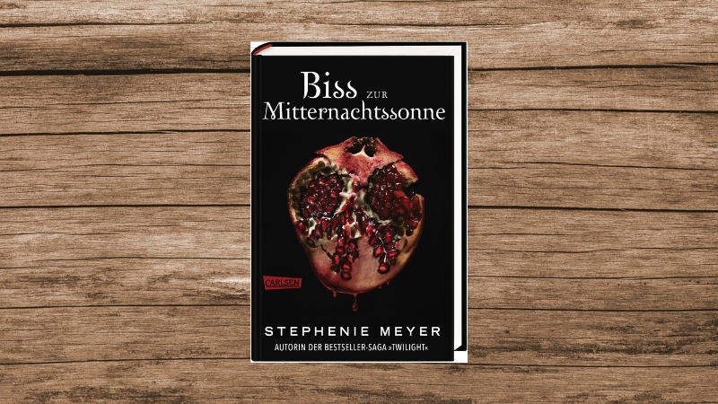 'Biss zur Mitternachtssonne' von Stephenie Meyer, erschienen bei Carlsen. 'Biss zur Mitternachtssonne' von Stephenie Meyer, erschienen bei Carlsen.