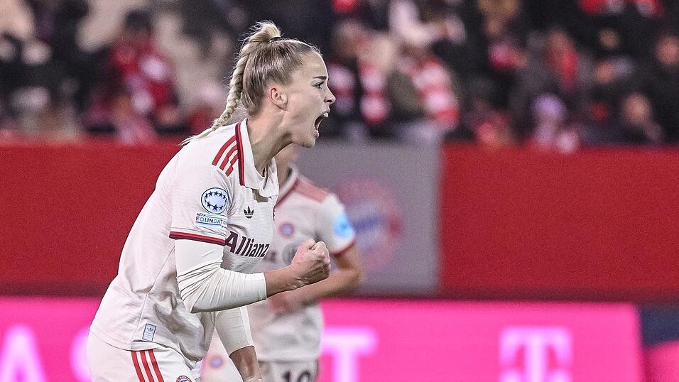Sehenswerter Treffer gegen den HSV: Bayern-Star Giulia Gwinn. (Archivbild) Sehenswerter Treffer gegen den HSV: Bayern-Star Giulia Gwinn. (Archivbild)