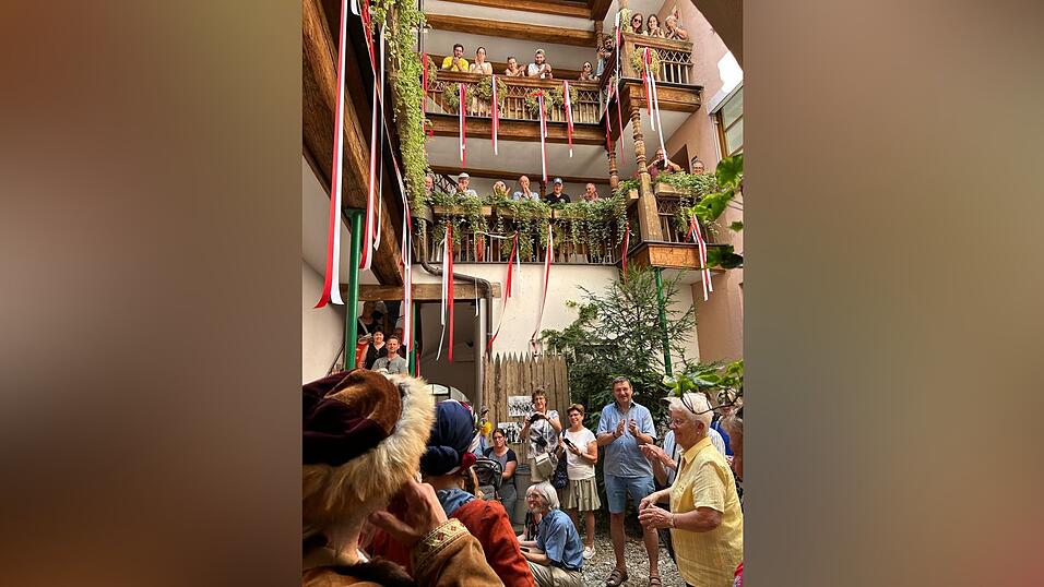 Samstag, w&auml;hrend der Laho, im Innenhof der LZ.&nbsp;