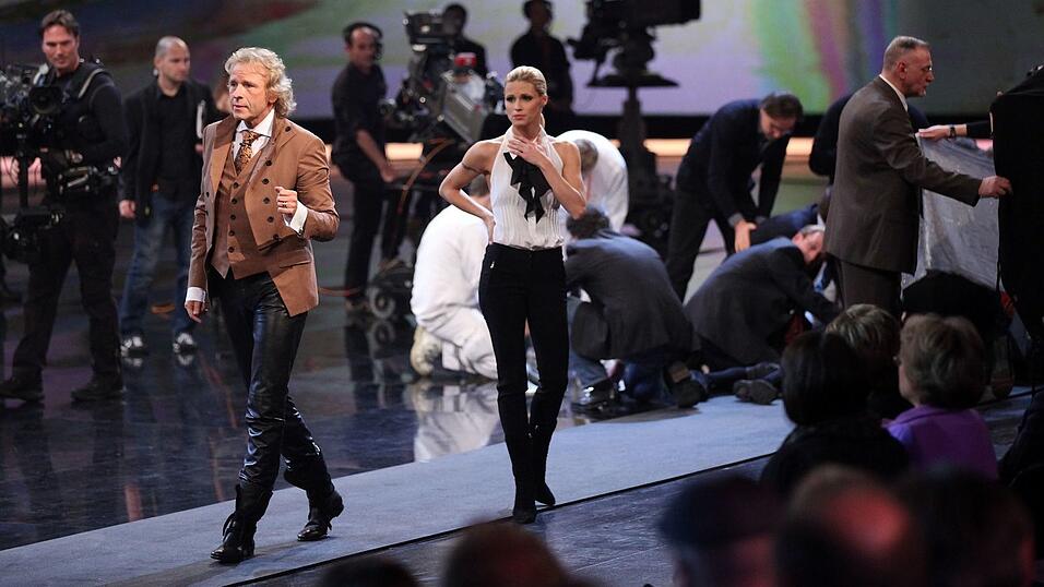 Nach dem Unfall von Wettkandidat Samuel Koch 2010 mussten Gottschalk und Michelle Hunziker «Wetten, dass..?» abbrechen. Nach dem Unfall von Wettkandidat Samuel Koch 2010 mussten Gottschalk und Michelle Hunziker «Wetten, dass..?» abbrechen.