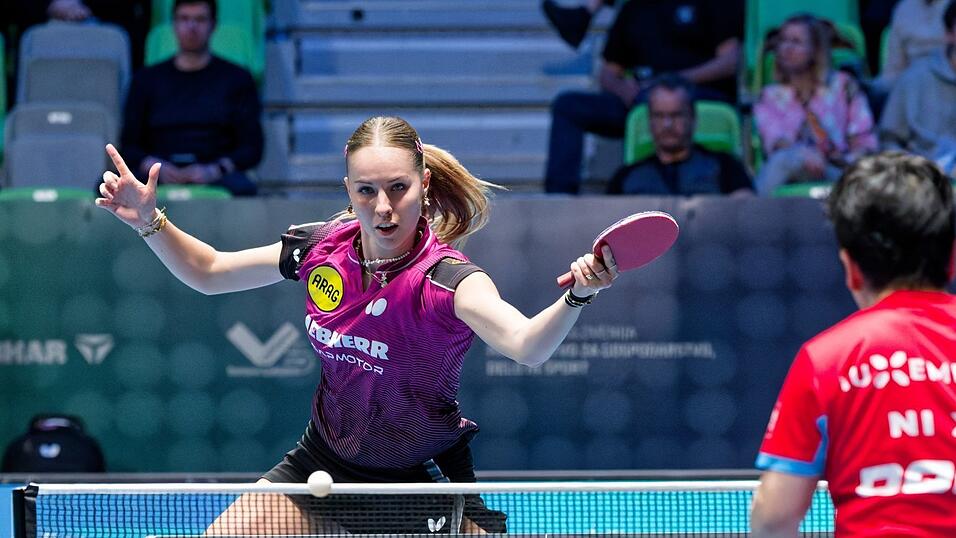 Deutschlands Tischtennis-Hoffnung Annett Kaufmann. Deutschlands Tischtennis-Hoffnung Annett Kaufmann.