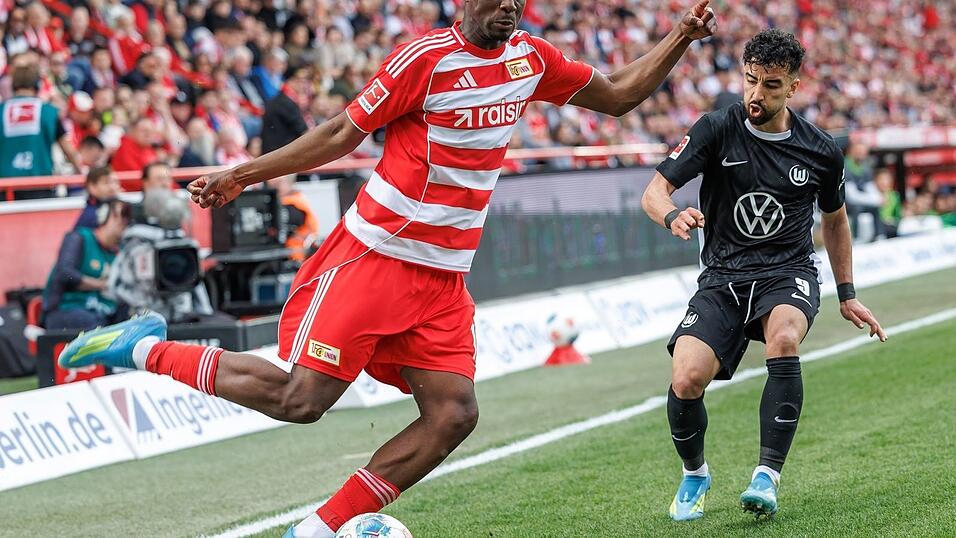 Unions Ilyas Ansah hatte in der ersten Halbzeit mehrere Chancen zum Ausgleich.