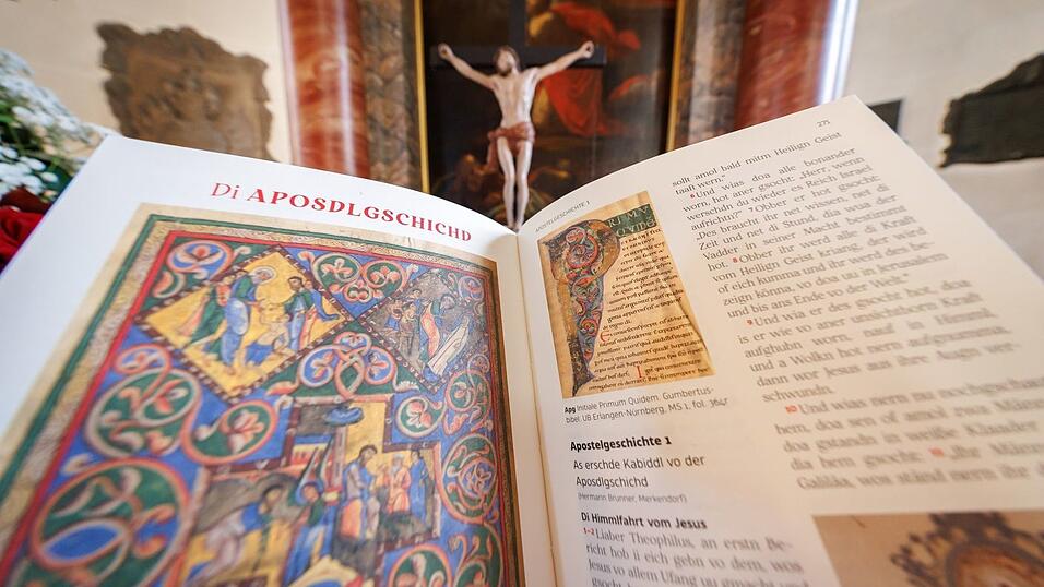 Die Mundart-Bibel enth&auml;lt auch Illustrationen.