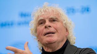 «Nie glücklicher» - Rattle verlängert in München. (Archivbild) «Nie glücklicher» - Rattle verlängert in München. (Archivbild)