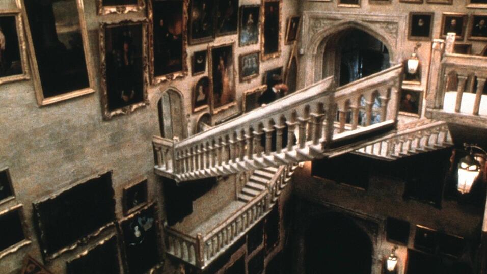 Bringt die Schüler manchmal zum Verzweifeln: Das verzauberte Treppenhaus in Hogwarts. Bringt die Schüler manchmal zum Verzweifeln: Das verzauberte Treppenhaus in Hogwarts.